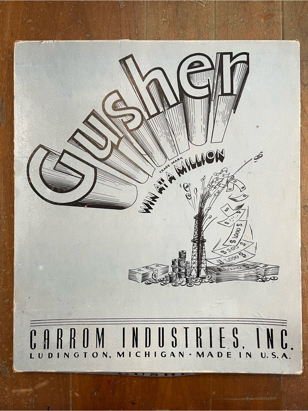 Rare Vintage 1950’s Gusher Board Game